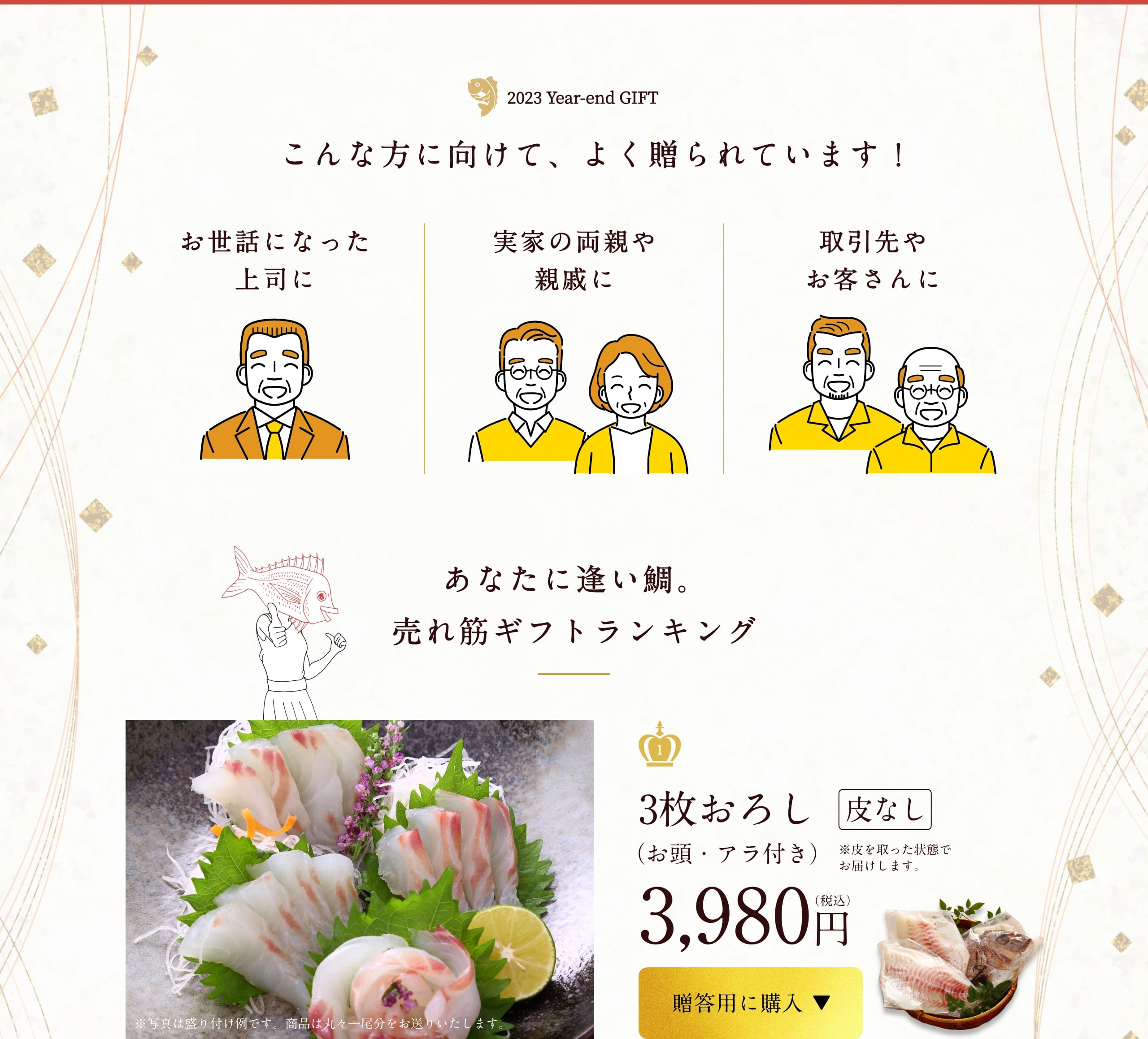 こんな方に向けて、よく贈られています！
